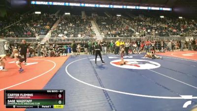 67 lbs Cons. Round 1 - Carter Fleming, Windy City Wrestlers vs Sage Wagstaff, Evanston Elite Wrestling Club