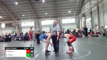 140 lbs Round 7 (8 Team) - Mason Basile, Aggression Legionaries vs Max Cable, East Coast Elite