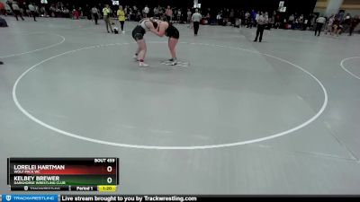 235 lbs Quarterfinal - Lorelei Hartman, Wolf Pack WC vs Kelbey Brewer, Darkhorse Wrestling Club