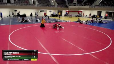 132 lbs Cons. Round 3 - Sebastian Castin, Apple Valley vs Zachary Olson, Farmington