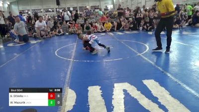 45 lbs Pools - Gabriella DiVello, 84 Athletes (VA) vs Wyatt Mazurik, Jacket W.C.