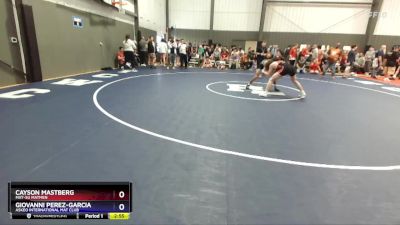 144 lbs Champ. Round 2 - Cayson Mastberg, Mat-Su Matmen vs Giovanni Perez-Garcia, Askeo International Mat Club