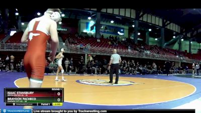 106 lbs Round 1 (6 Team) - Braydon Pacheco, Garden City HS vs Isaac Stansbury, Smith Center HS