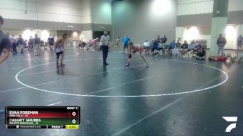 220 lbs Round 2 (6 Team) - Cassidy Grubbs, Bandits Wrestling vs Evan Foreman, Iowa Gold