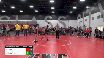 80 lbs Quarterfinals (8 Team) - Sam Adams, Junior Terps Xpress (MY) vs Kellen Schoeff, Legacy National
