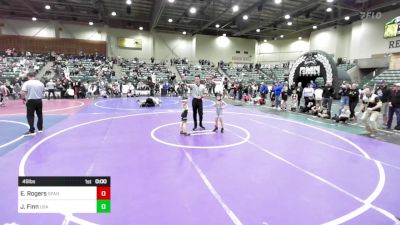 49 lbs Round Of 16 - Everett Rogers, Spanish Springs WC vs Jett Finn, USA Gold