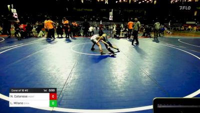 85 lbs Consi Of 16 #2 - Nicholas Catanese, Montville vs Lorenzo Milano, Byaa