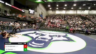 150 lbs Champ. Round 1 - Ammon Cannon, Lehi vs Quin Christensen, Alta