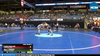 184 lbs Cons. Round 2 - Cade Mueller, Augustana (SD) vs Billy Higgins, Nebraska-Kearney