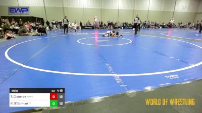 55 lbs Rr Rnd 5 - Thomas Cisneroz, Powerhouse Elite 9u vs Preston O'Gorman, Takedown Elite 9u