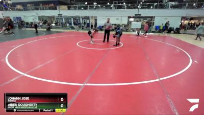 109 lbs Round 3 - Aiden Dougherty, Great Neck Wrestling Club vs Johann Jose, Fairfax