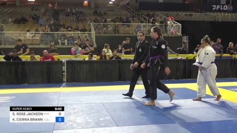 SARAH ROSE JACKSON vs KATHLEEN CIERRA BRANN 2024 Pan Jiu Jitsu IBJJF Championship