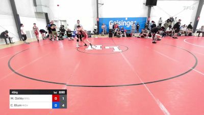 45 kg 5th Place - Matt Dailey, Steller Trained EMBO vs Carson Blum, Michigan Grapplers