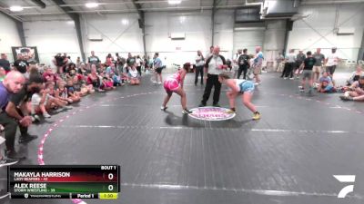 Finals (2 Team) - Alex Reese, Storm Wrestling vs Makayla Harrison, Lady Reapers