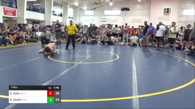 171 lbs Pools - Carson Kohl, West Virginia Wild vs Kayden Smith, Phoenix W.C. - Blue