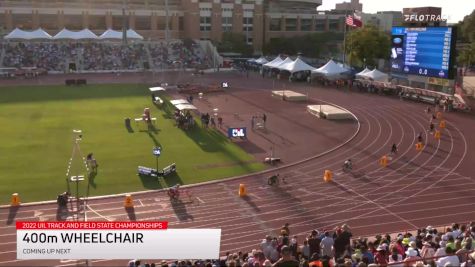 High School Girls' 400m Wheelchair, Finals 1