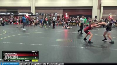 91 lbs Round 5 (6 Team) - Aaliyah Svec, Spatola Wrestling vs Camden Hook, Contenders Wrestling Academy Blue