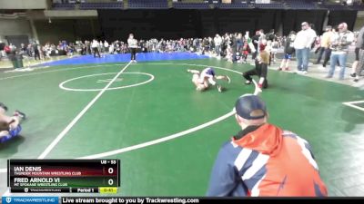 53 lbs Champ. Round 1 - Ian Denis, Thunder Mountain Wrestling Club vs Fred Arnold Vi, Mt Spokane Wrestling Club