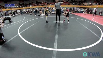 61 lbs Semifinal - Louden Delk, Tuttle Wrestling Club vs Cole Waller, Madill Takedown