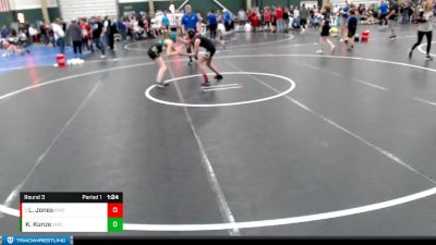 101-110 lbs Round 3 - Lailah Jones, Broken Bow Wrestling Club vs Kellsie Kunze, Central City