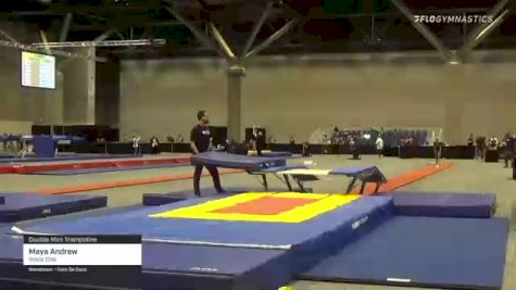 Maya Andrew - Double Mini Trampoline, World Elite - 2021 USA Gymnastics Championships