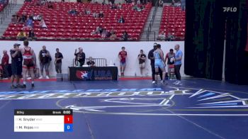 80 kg Cons 32 #2 - Hunter Snyder, Knights Wrestling Club vs Miguel Rojas, Indiana