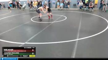117 lbs Rr1 - Cooper Paulson, Mat-Su Matmen vs Boe Kolbe, Dillingham Wolverine Wrestling Club