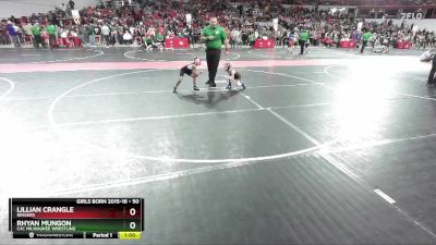 50 lbs Cons. Round 1 - Rhyan Mungon, C4C Milwaukee Wrestling vs Lillian Crangle, Ringers