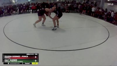 193 lbs Quarterfinal - Zulema Godinez - Ponce, Nebraska vs Macy Barber, Nebraska Wrestling Academy