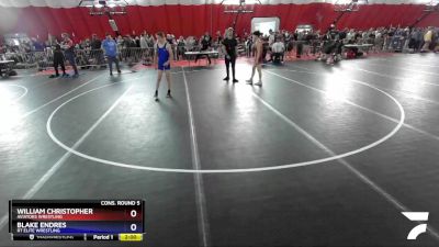 120 lbs Cons. Round 5 - William Christopher, Aviators Wrestling vs Blake Endres, RT Elite Wrestling