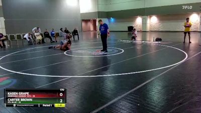 170 lbs Round 4 (16 Team) - Kasen Grape, Nebraska Hangin` 10`s vs Carter Brown, STL Blue