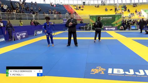 HIAGO YTALO DOMINGOS DOS SANTOS vs FILIPPO PETROLI 2024 Brasileiro Jiu-Jitsu IBJJF