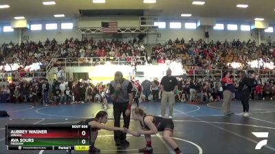 110 lbs Champ. Round 1 - Ava Sours, Freedom vs Aubrey Wagner, Urbana
