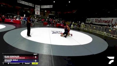 136 lbs Cons. Round 3 - Elias Gonzales, Sanger Warpath Wrestling Club vs Edward Avila, California