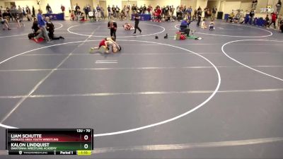 70 lbs Semifinal - Liam Schutte, Mankato Area Youth Wrestling vs Kalon Lindquist, Owatonna Wrestling Academy