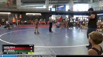 60 lbs Round 3 (10 Team) - Jett Deville, Predator Wrestling vs Justin Wells, Alpha Elite