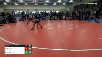 111 lbs Final - Mason Gibson, Young Guns Black vs Christian Moder, Minion Black