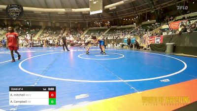 200 lbs Consi Of 4 - AKEEM Mitchell, NM Gold vs Ayden Campbell, RedWave Wrestling