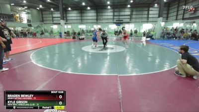 126 lbs Semifinal - Kyle Gibson, New Kent Wrestling Club vs Braden Bewley, Heavy Hitting Hammers