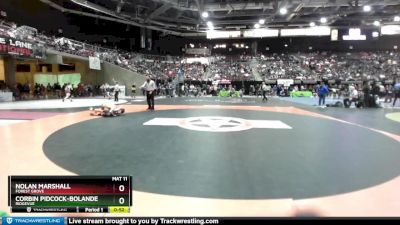 98 lbs Cons. Round 2 - Corbin Pidcock-Bolander, Ridgevue vs Nolan Marshall, Forest Grove