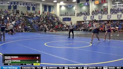 138 lbs Cons. Round 4 - Mazin Rukieh, SWANTON vs Austin Hopkins, NAPOLEON