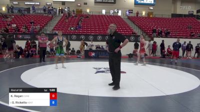 77 kg Rnd Of 32 - Kevin Regan, Curby 3 Style Wrestling Club vs Gavin Ricketts, Kentucky