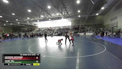 70 lbs Champ. Round 1 - Jackson Maynard, Northside Wrestling Club vs Mark Hill, Evanston Elite Wrestling