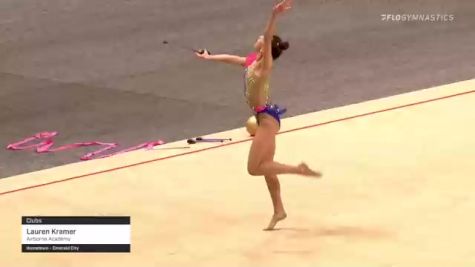 Lauren Kramer - Clubs, Airborne Academy - 2021 USA Gymnastics Championships