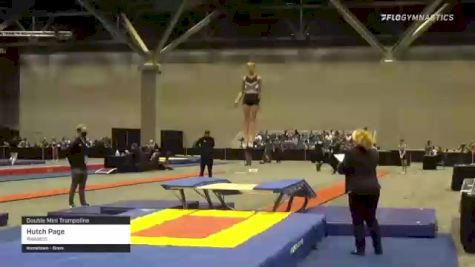 Hutch Page - Double Mini Trampoline, Wasatch - 2021 USA Gymnastics Championships
