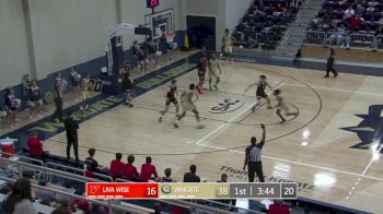 Replay: UVA Wise vs Wingate | Mar 2 @ 4 PM