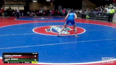 1A-120 lbs Quarterfinal - Jason Jenkins, Trion vs Amishai Weismark, Weber School