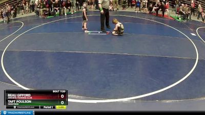 54 lbs Quarterfinal - Taft Poulson, Shootbox vs Beau Gifford, Aniciete Training Club