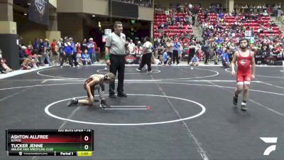 79 lbs Champ. Round 2 - Tucker Jenne, Abilene Kids Wrestling Club vs Ashton Allfree, SlyFox