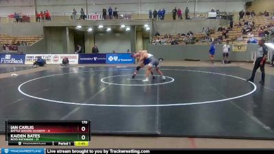 170 lbs Semis (4 Team) - Kaiden Bates, Boyd Buchanan vs Ian Carlig, Battle Ground Academy